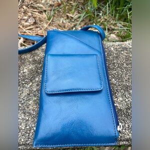 HOBO international blue crossbody bag